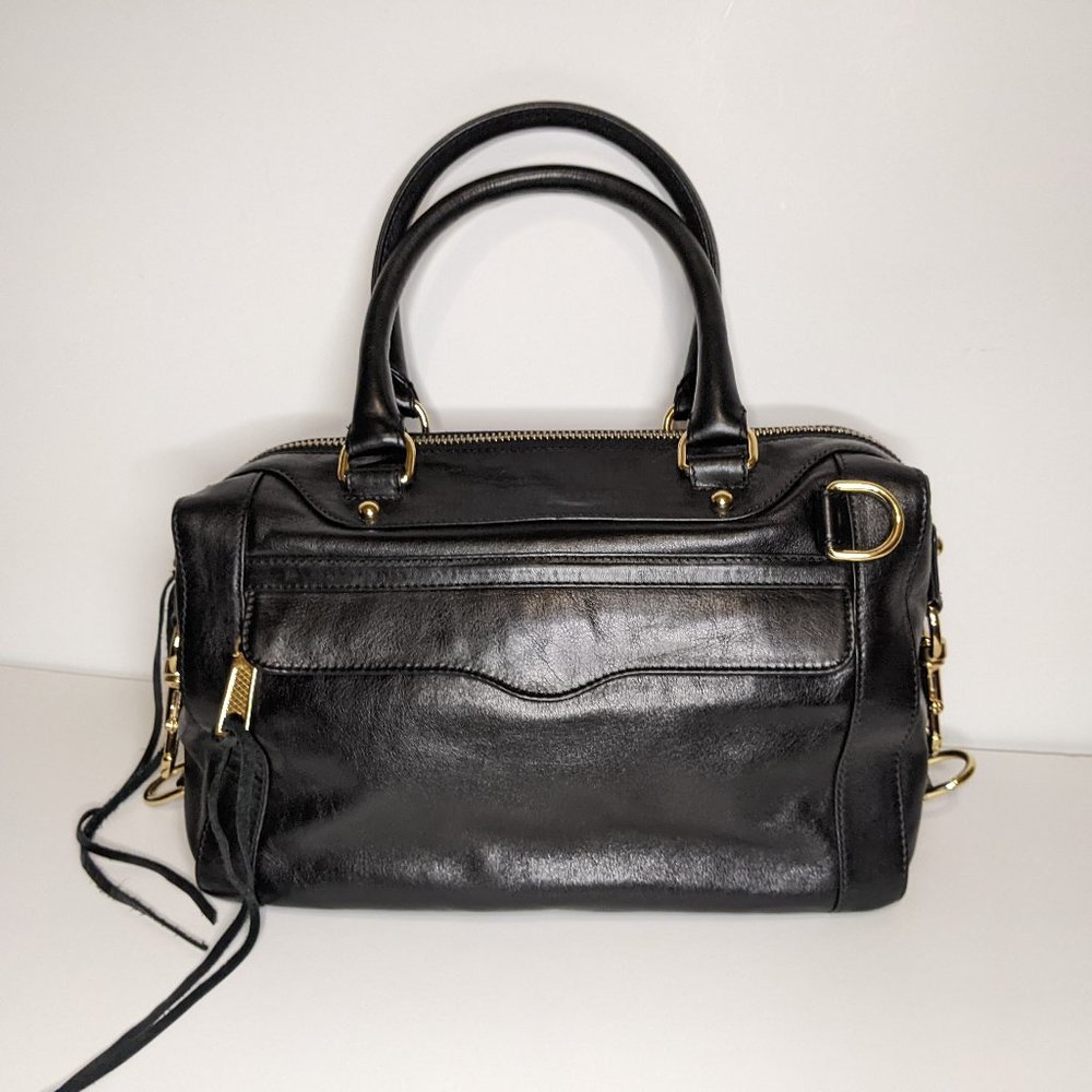 Rebecca Minkoff Classic Morning After Black / Gold Hardware cross body s…